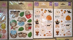 Lot of 39 Packages of Crafters Square Pop Up Stickers Scrapbooking Large Variety