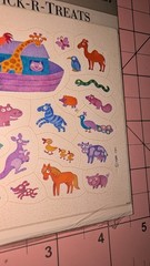 Vintage Hallmark Stickers Noah’s Ark Stick-R-Treats 2 Sheets New Pack READ