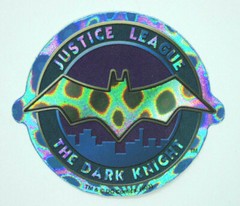 Batman DC Justice League Prism Vending Sticker Retro Collectible #14 of 15