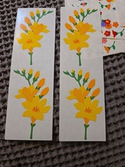 Vintage Mrs. Grossman Floral Flower Sticker Sheets Lot – Tulips Lillies Pansies