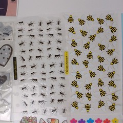 Sticko & Stickopotamus Stickers Binder Sticker Mixed Lot Of 12 Complete Sheets
