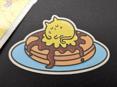 Cute Cat Stickers for Kids Teens Adults, Kawaii Stickers for Girls Boys Lot of 4