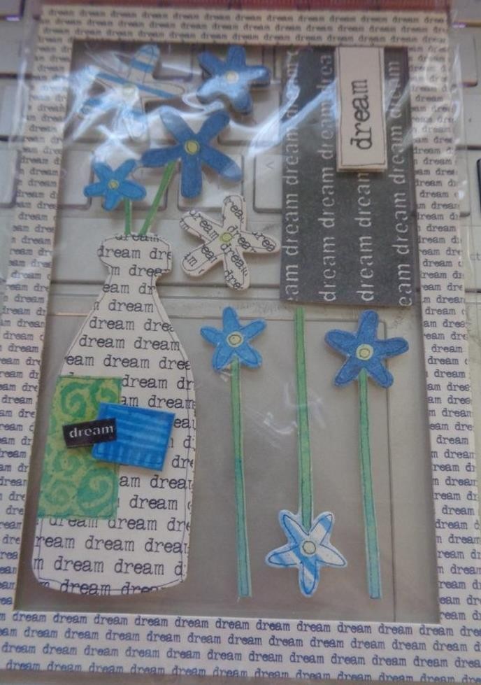 Provo Craft Stand-Outs Christina Cole Dream Vase Embellishments Scrapbooking