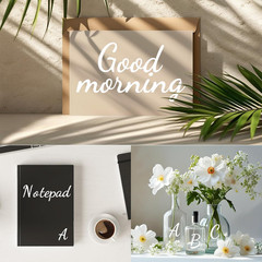 10 Sheets White Alphabet Number Stickers 1 Inch Self Adhesive Vinyl Letters Set