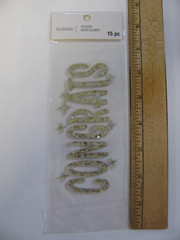 Recollections Stickers CONGRATS Epoxy 15 Pieces NIP