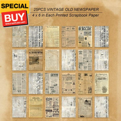 150 Sheets of Scrapbook Paper, Aesthetic Vintage Scrapbooking Supplies Pack, Eph