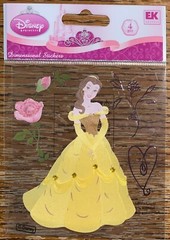 Lot Of 2 Aurora Sleeping Beauty & Beast, Belle Princess Disney Movies Stickers