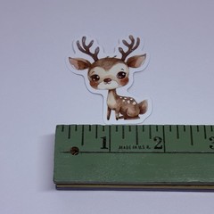 Cute Baby Reindeer Animal Sticker Vinyl Decal Journal Wall Fun Art Decor Tc9