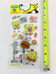 NICKELODEON SPONGE BOB SQUARE PANTS KRABBY PATTY STICKERS