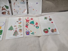 9 Sheets Vintage Current Inc. 1993 Sticker Christmas Traditional Lot 1992 90’s