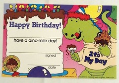 Vintage 80s Trend Enterprises Happy Birthday Card 1987