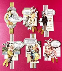 Anna Griffin Beaux Regards 12 PCS Collage Toppers + MORE ~ Over the Hill/Funny!