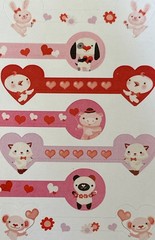PENCIL WRAPS 8 STICKERS✨🐶💜🐣🌺🐱❤️🐶✨6” x 4”✨&✨3” x 3/4”✨each One✨AWESOME✨💖💫
