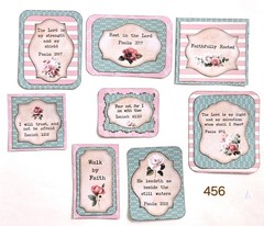 Bible Verse Cards Ephemera Scrapbooks Junk Journal 456