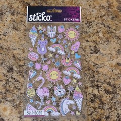 Sticko Scrapbooking Stickers Theme Packs, Mixed Themes Assorted, Multicolor