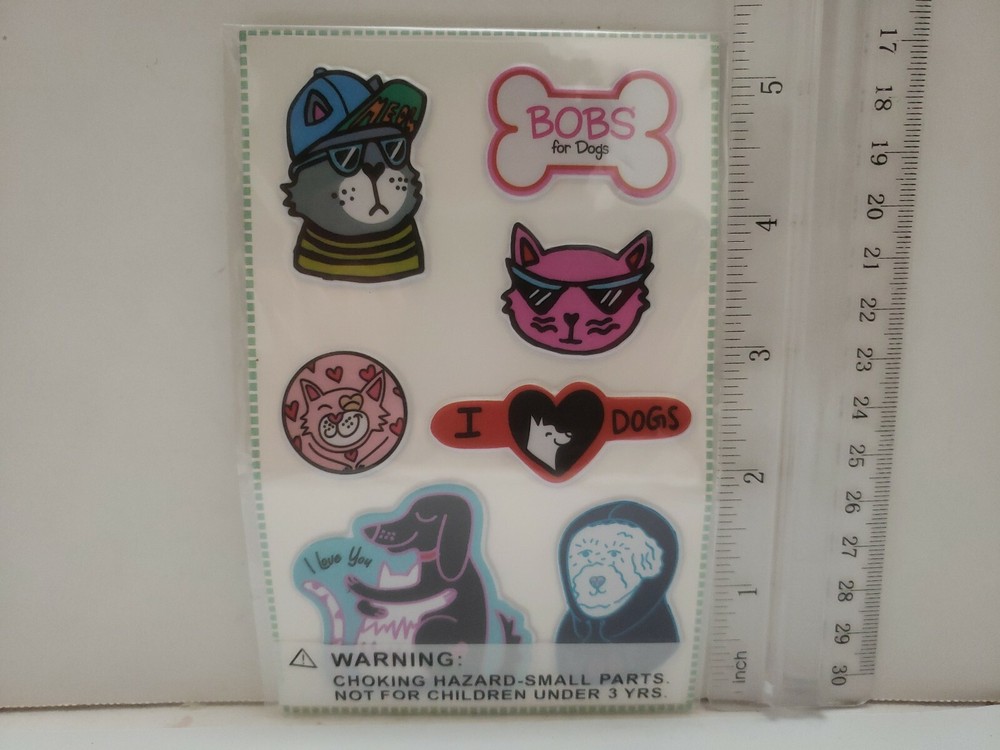 30 I LOVE MY DOG ENVELOPE SEALS LABELS STICKERS PARTY FAVORS 1.5″ ROUND