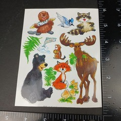Suzy’s Zoo Stickers Woodland Creatures: 2 Sheets Wild Animals