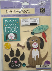 Dog or Cat Theme | K&Company | Dimensional Scrapbook Stickers