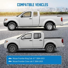 Truck Cover for Nissan Frontier Crew Cab 5′ (2004-2025) & King Cab 6’1″ (2004…