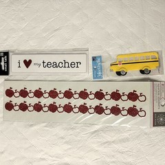 Back To School Craft/Scrapbook Embellishments Stickers Supplies *NEW*