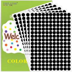 4400 PCS White Dot Stickers 1/2 Inch round Dot Stickers Small White Color Coding