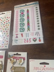 Mrs GROSSMANS Amy Tangerine Birthday Wishes sticker sheet Lot Of 7 Sheets