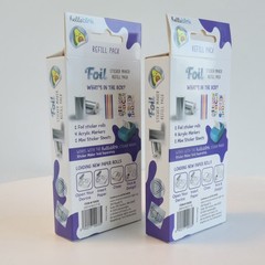 Hello Blink Foil Sticker Maker Refill Pack Lot of 2 (80 Count EACH) New Sealed