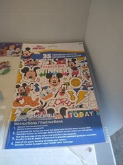 Variety Disney Tattoo Stickers Lot of 3 Princess Junior Mickey 79 Total 9 are 3D
