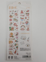 BGM IRIDE Sticker Sheet Set of 5 Aurora Foil PET Journal Scrapbook Japan