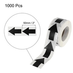 Arrow Sticker Labels 1000 Count 1.3×2 Inch Black for Scrapbooking DIY Craft