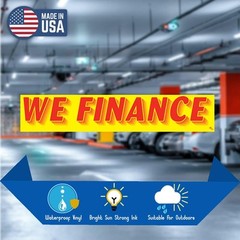 Versa Tags Dealership Stickers 12 Pack of We Finance Car