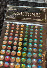 Lot 4 Paper Studio Gemstones Fun Mix Still In Packaging Pink Zebra Bedazzles