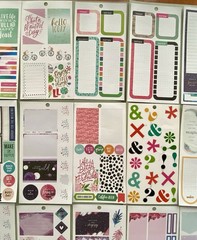 Lot Of 40 Sheets Happy Planner Complete & Incomplete! #4