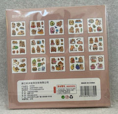 Collectible Capybara Sticker Box Set Kawaii Stationery 100 Pieces Scrapbooking