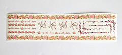 PSX Design WEDDING MEMORIES BORDERS 12″ Sticker Sheet SR1203 (2002) Pink Flowers