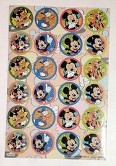 Disney Mickey Mouse And Friends Stickers 1 Full Sheet Of 24 Stickers