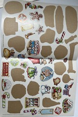 1984 SCHOLASTIC vintage sticker sheets (4) LARGE Christmas theme John O’Brien
