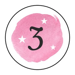 30 PINK BUBBLE BIRTHDAY ENVELOPE SEALS LABELS STICKERS 1.5″ ANY AGE MAGICAL