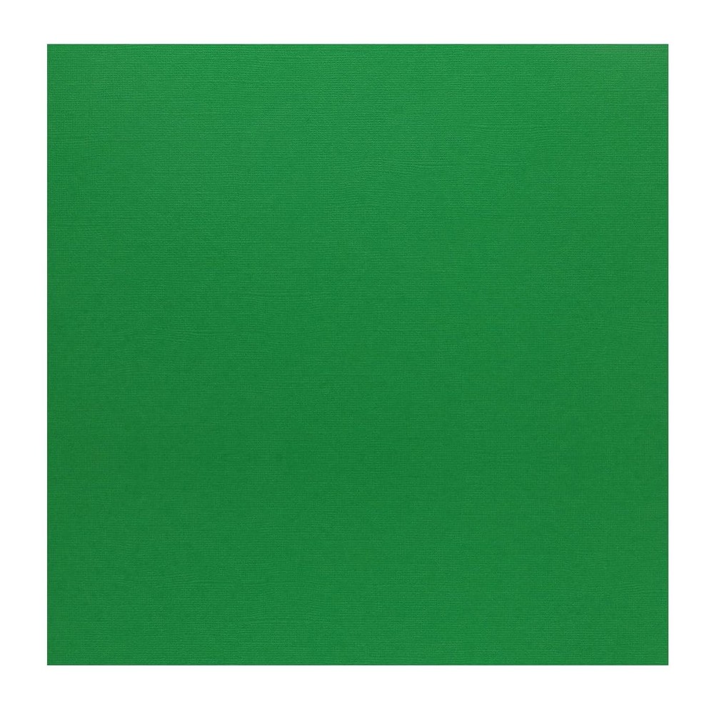 Paper Accents Muslin Texture Cardstock, Christmas GreenUPC, 12×12 Inch, 25 Pack,