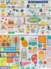 199+ Stickers, Flower Leaves Green Plants Autumn Nature Botanical Trees Travel +