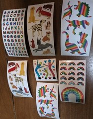 Pipsticks Assorted Sticker Lot Of 37 Modules. From Sticker Rolls.