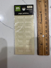 Making Memories Page Pebbles Rectangle Medium Blank Item #22745 Scrapbooking