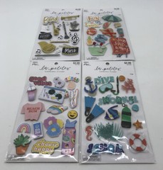 The Paper Studio -La Petites’ Scrapbook Stickers 3D Lot of 9