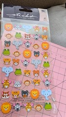 Zoo Safari Stickers Sticko EK Success Lot Of Five Packages