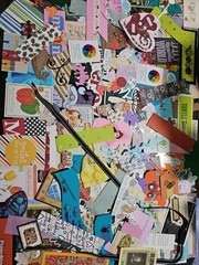 135 piece Ephemera Mystery Junk Journaling Crafting Scrapbooking Mixed Media