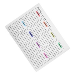 Weekly Plan Dry Erase Whiteboard Stickers Planner for Wall Calendar