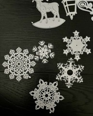 LRG Lot Metal Die Cuts Crafts Card Making Scrapbook Christmas Holiday