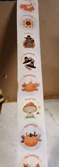 21 (1 Yard) THANKSGIVING ENVELOPE SEALS STICKERS 1.5″, #2