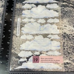 Ek Sandylion Jolee’s Pirate Beach Clouds Dimensional 3D Stickers Embelishments