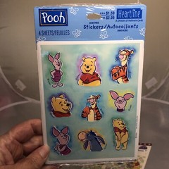 Vintage Disney Winnie The Pooh Stickers 2 packages sealed Tigger Eeyore piglet